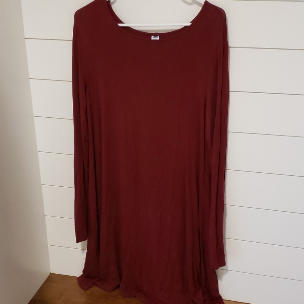 🛍 Womens long sleeve swing dress